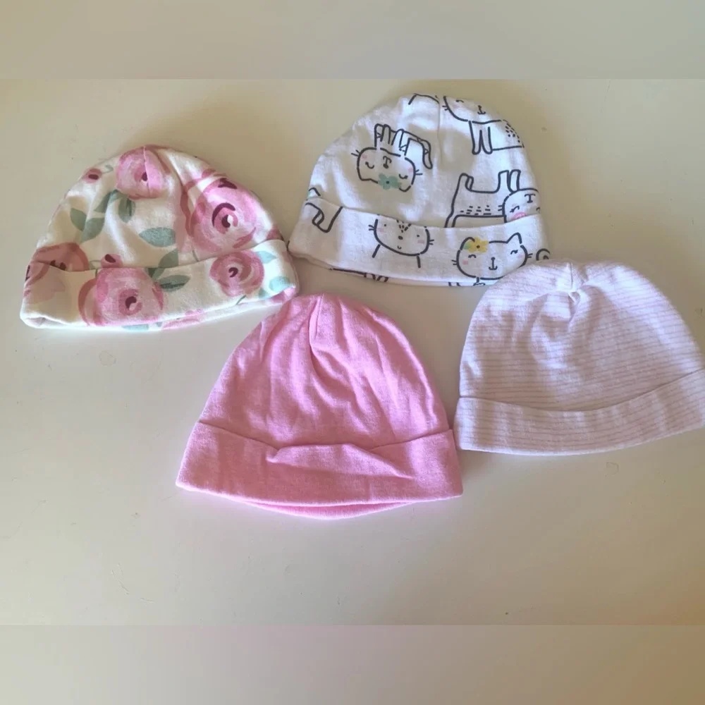 Bundle of Infant Girl Beanies